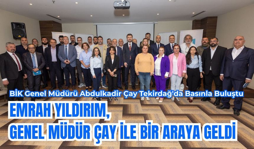 Emrah Yıldırım, Genel Müdür Çay İle Bir Araya Geldi