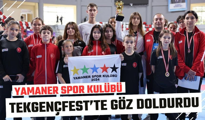 Yamaner Spor Kulübü TEKGENÇFEST’TE Göz Doldurdu