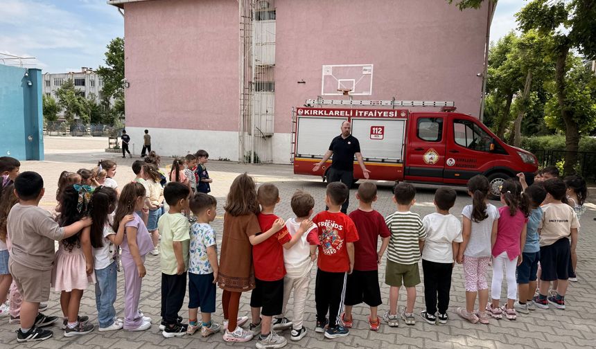 Kırklareli’nde Minik Öğrenciler Bilgilendirildi