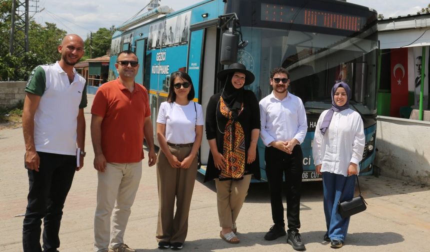 Gezici Kütüphane Kuştepe Köyü’nde Kitapseverlerle Buluştu