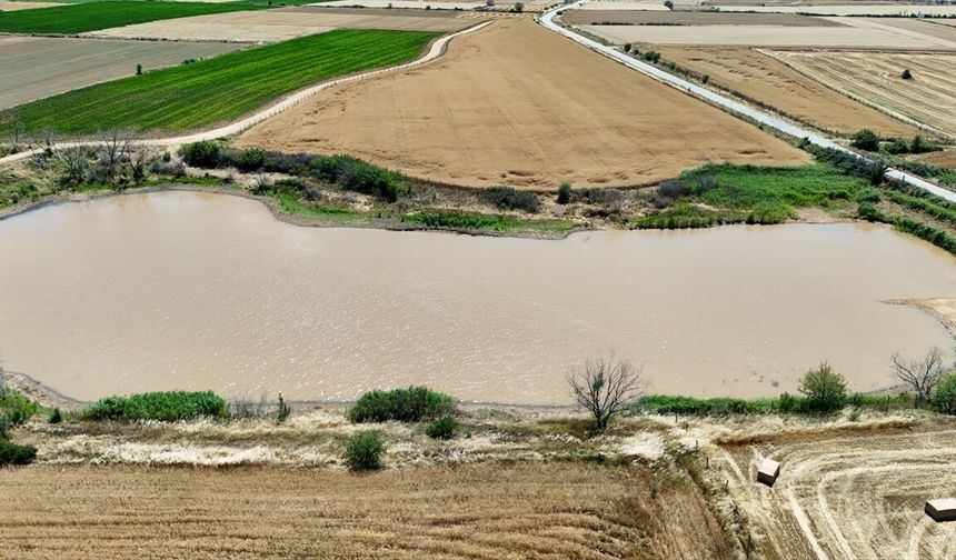 Kırklareli'nde Sazlık Göleti'nin Doluluk Oranı Yağışlarla Arttı