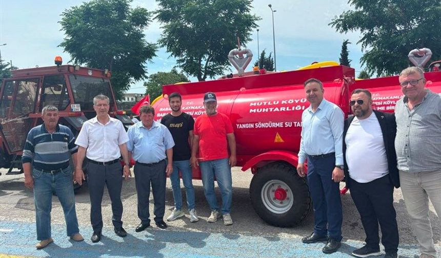 BABAESKİ; 16 Köye Yangın Söndürme Tankeri