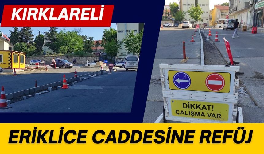 Eriklice Caddesine Refüj