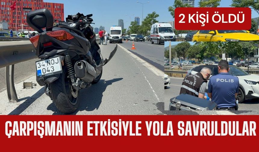 Çarpışmanın Etkisiyle Yola Savruldular; 2 Ölü