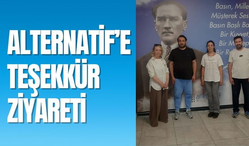 Alternatif’e Teşekkür Ziyareti