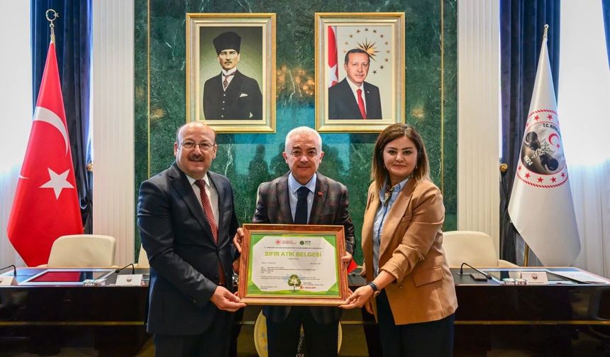 Türkiye'nin İlk Sıfır Atık Belgeli İl Özel İdaresi Kırklareli Oldu