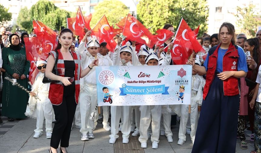 Vakıflar Genel Müdürlüğü Kırklareli'nde "Sünnet Şöleni" Düzenledi