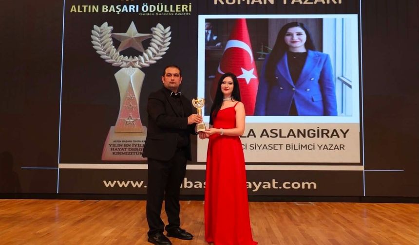 Genç Yaşta Dikkat Çeken Başarı: Damla Aslangiray’a Ödül