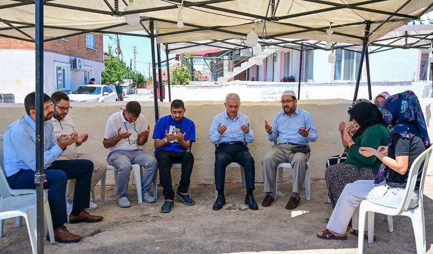 Vali Turan’dan Taziye Ziyaretleri