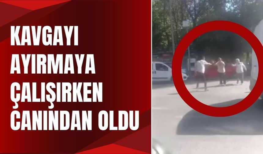 KAVGAYI AYIRMAYA ÇALIŞIRKEN CANINDAN OLDU