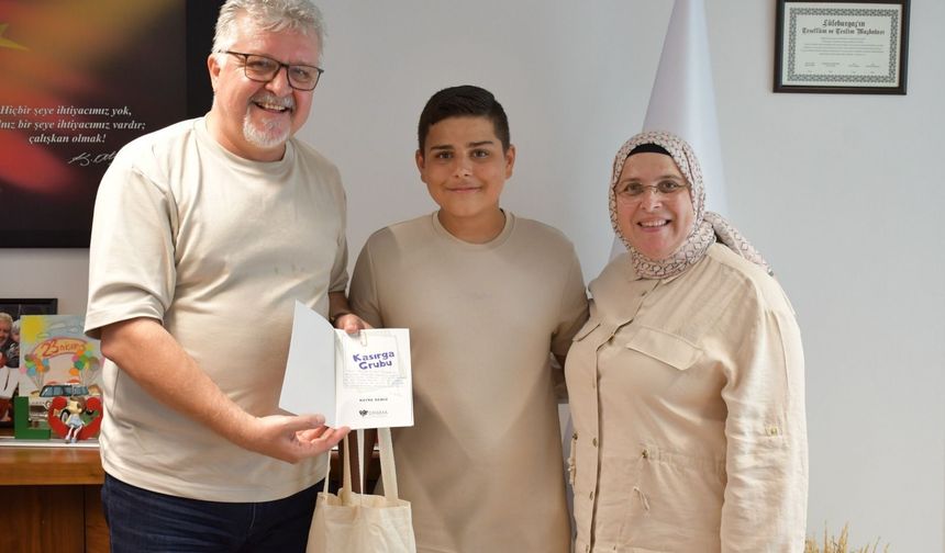 Başkan Gerenli Çocuk Yazarla Buluştu