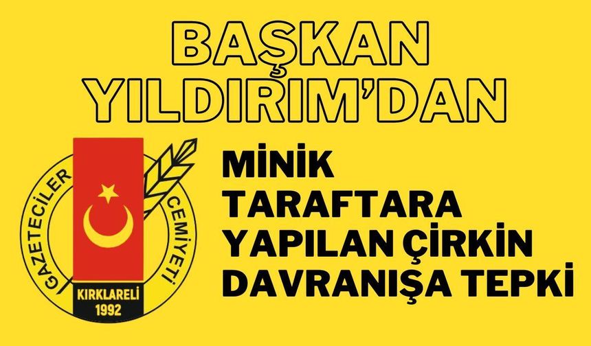 Başkan Yıldırım’dan Minik Taraftara Yapılan Çirkin Davranışa Tepki