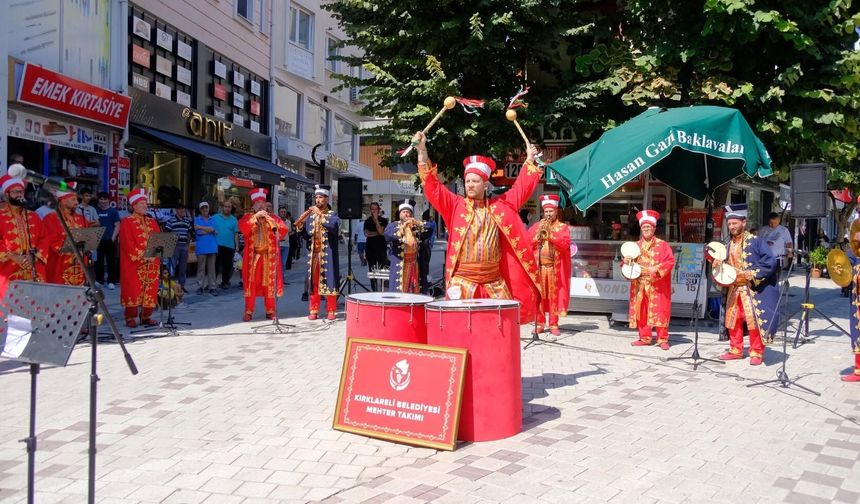 Kırklareli; Mehteran Takımından Kandil Günü Mini Konser