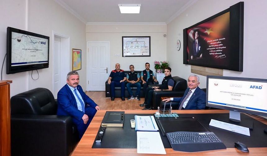 Vali Turan’dan AFAD Ziyareti