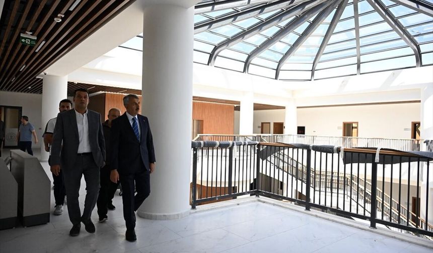 İl Halk Kütüphanesi Yapımında Sona Yaklaşıldı
