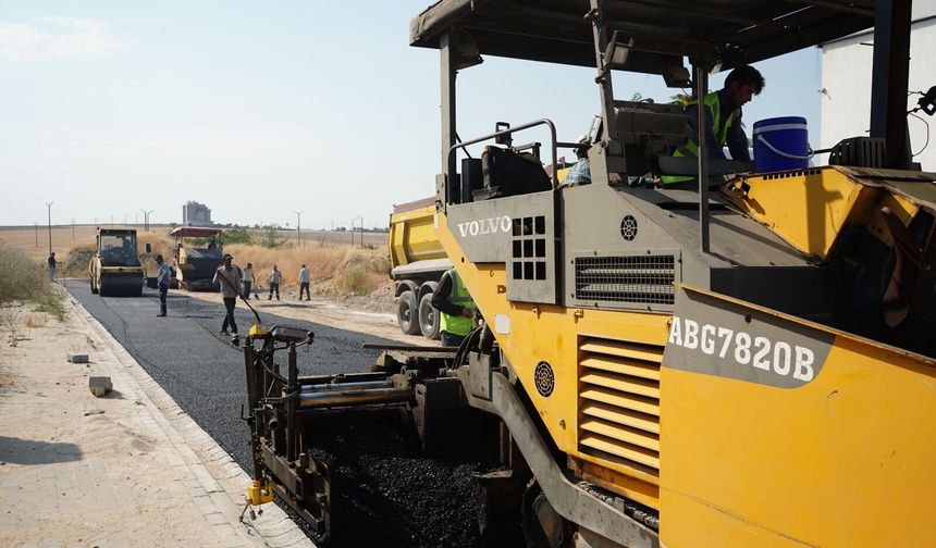 Lüleburgaz’da Sanayi Bölgesine Sıcak Asfalt