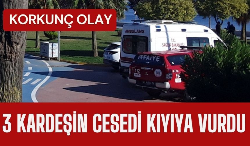 KORKUNÇ OLAY; 3 Kardeşin Cansız Bedeni Kıyıya Vurdu