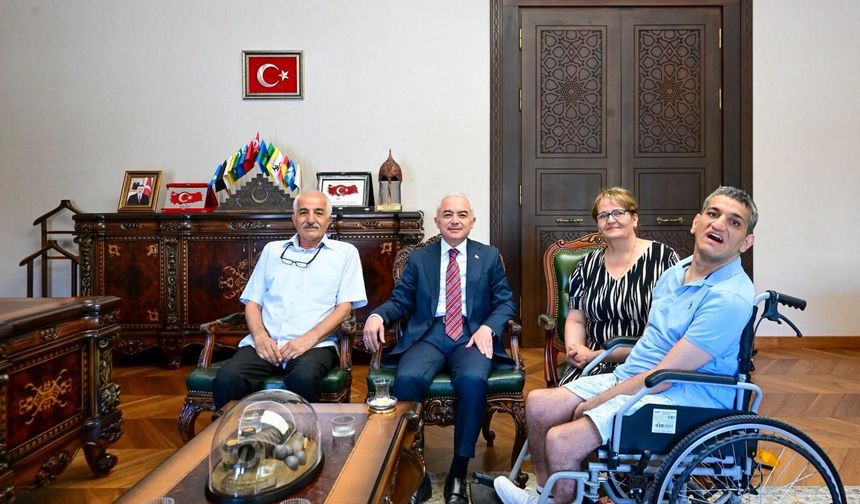 Vali Uğur Turan'dan Mustafa'nın Hayalini Gerçekleştiren Buluşma