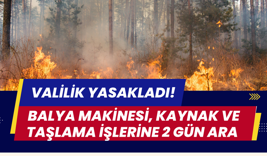 Valilik Yasakladı!  Balya Makinesi, Kaynak Ve Taşlama İşlerine 2 Gün Ara