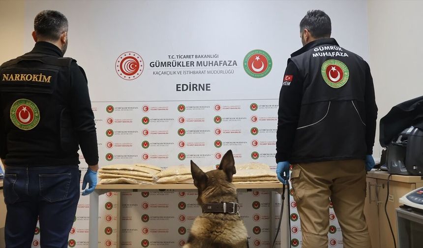 Kapıkule Sınır Kapısı'nda 50 Kilogram Uyuşturucu Ele Geçirildi