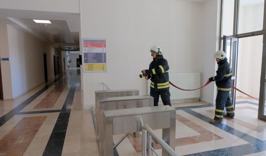 KLÜ’de Yangın Tatbikatı