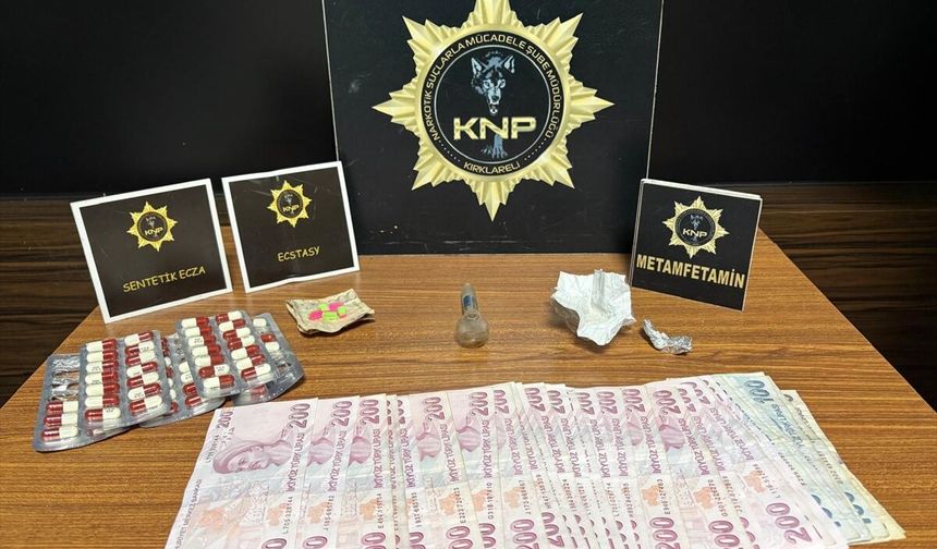 KIRKLARELİ'NDE UYUŞTURUCU OPERASYONU; 5 Zanlı Tutuklandı