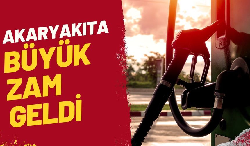 Akaryakıta Büyük Zam Geldi