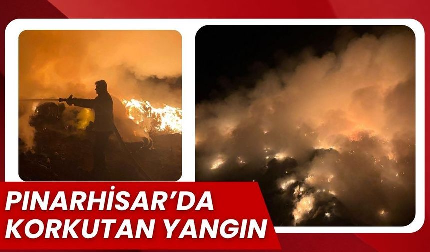 Pınarhisar’da Korkutan Yangın