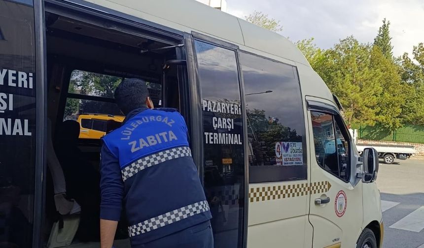 Lüleburgaz’da “Ücretsiz Ulaşım” Sahada Denetleniyor