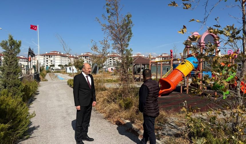 Müdür Altınöz Trafik Eğitim Parkını Ziyaret Etti