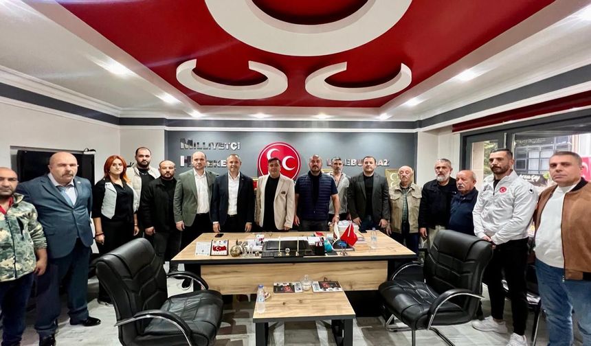 Başkan Bulut’tan MHP Lüleburgaz İlçe Başkanlığı’na Ziyaret