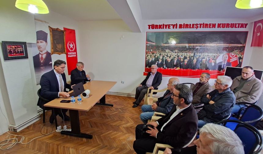 Vatan Partisi Genel Başkan Yardımcısı Kırklareli’ndeydi